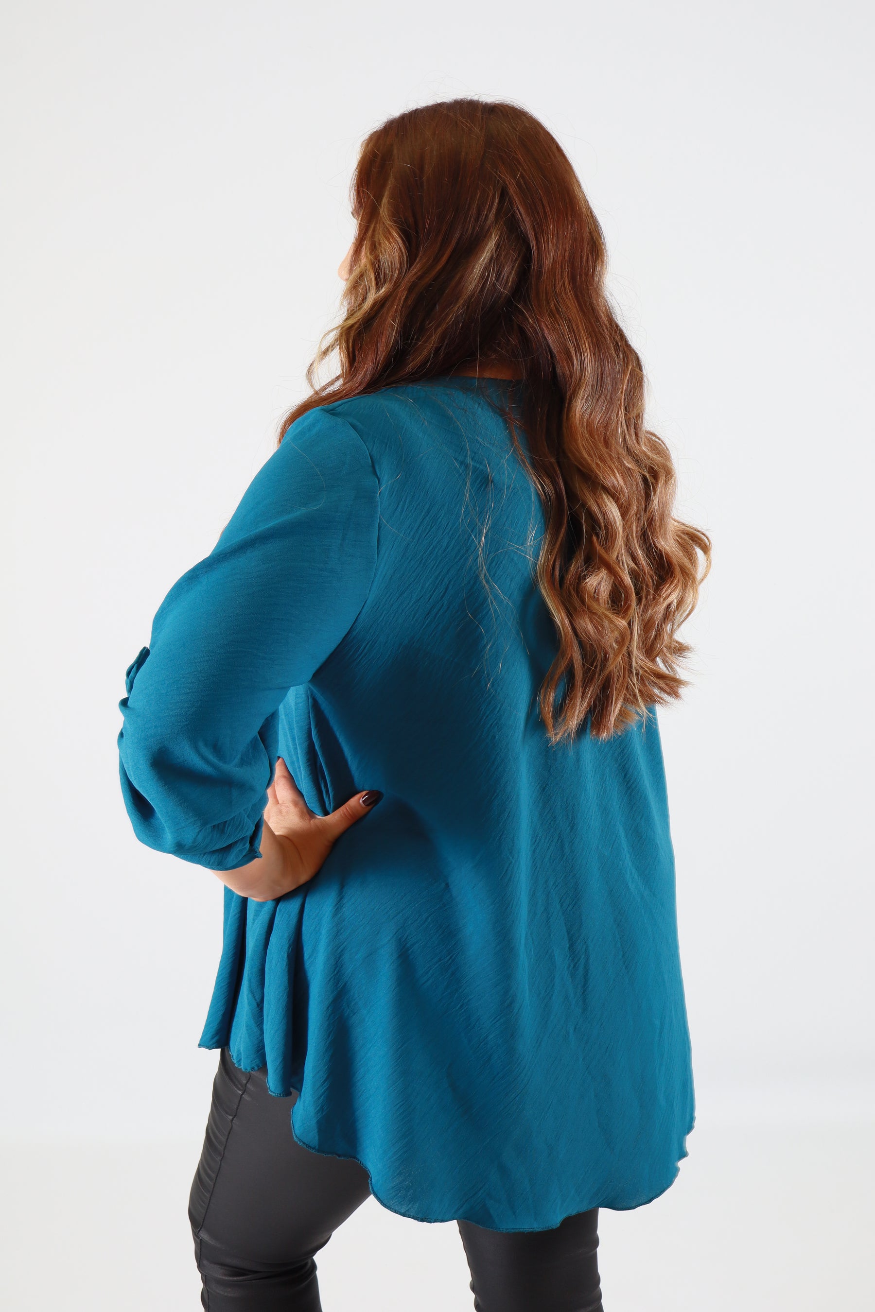 Molly Blouse in Teal