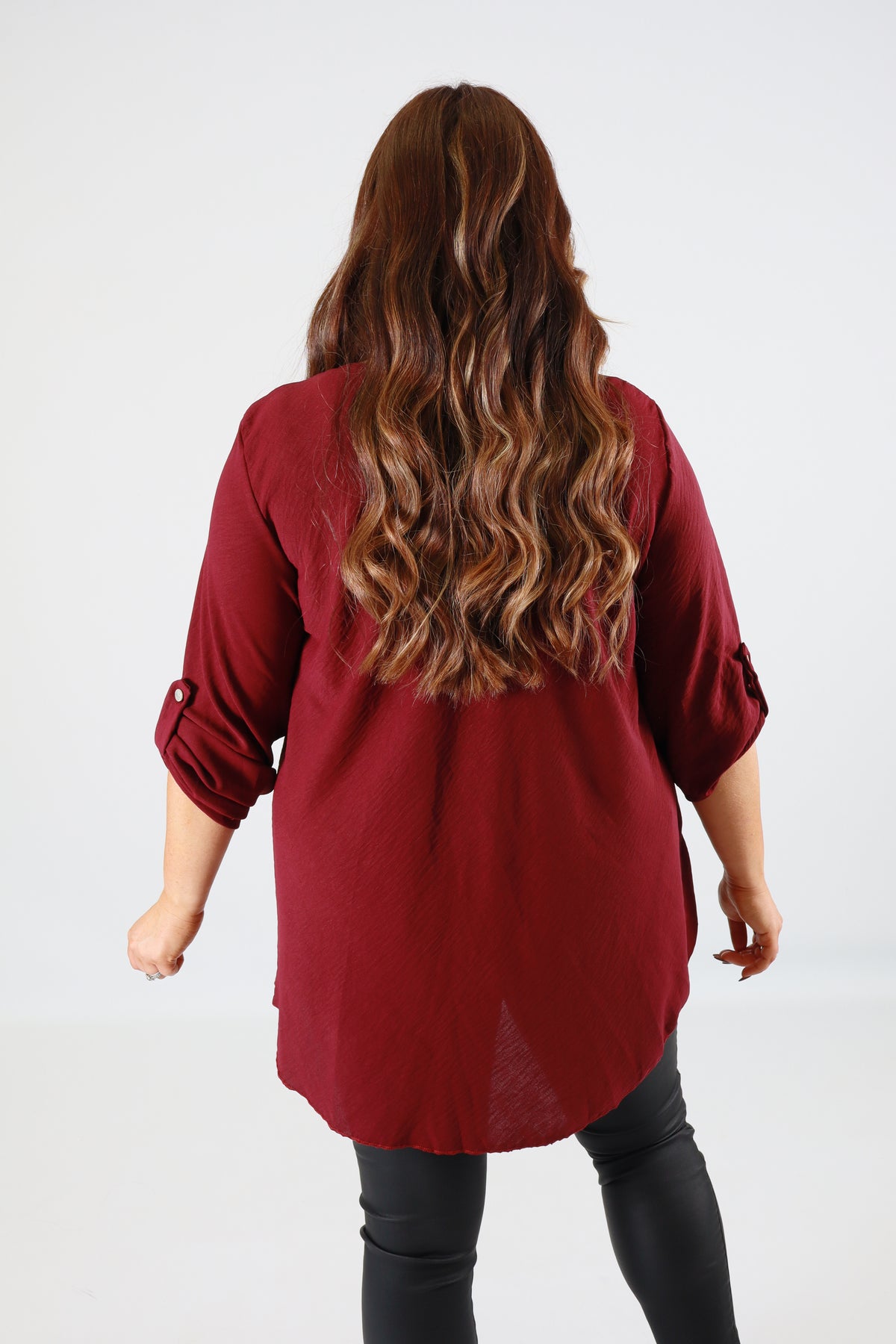 Molly Blouse in Wine