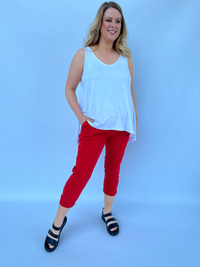 Hailey Jogger in Red