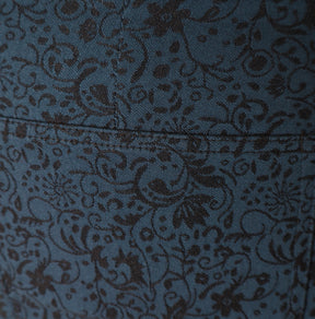 Pinns Jacquard Trousers in Navy