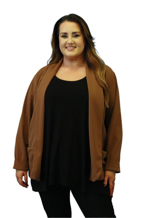 Esme Blazer in Tan