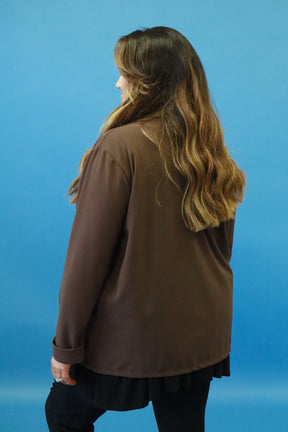 Esme Blazer in Chocolate