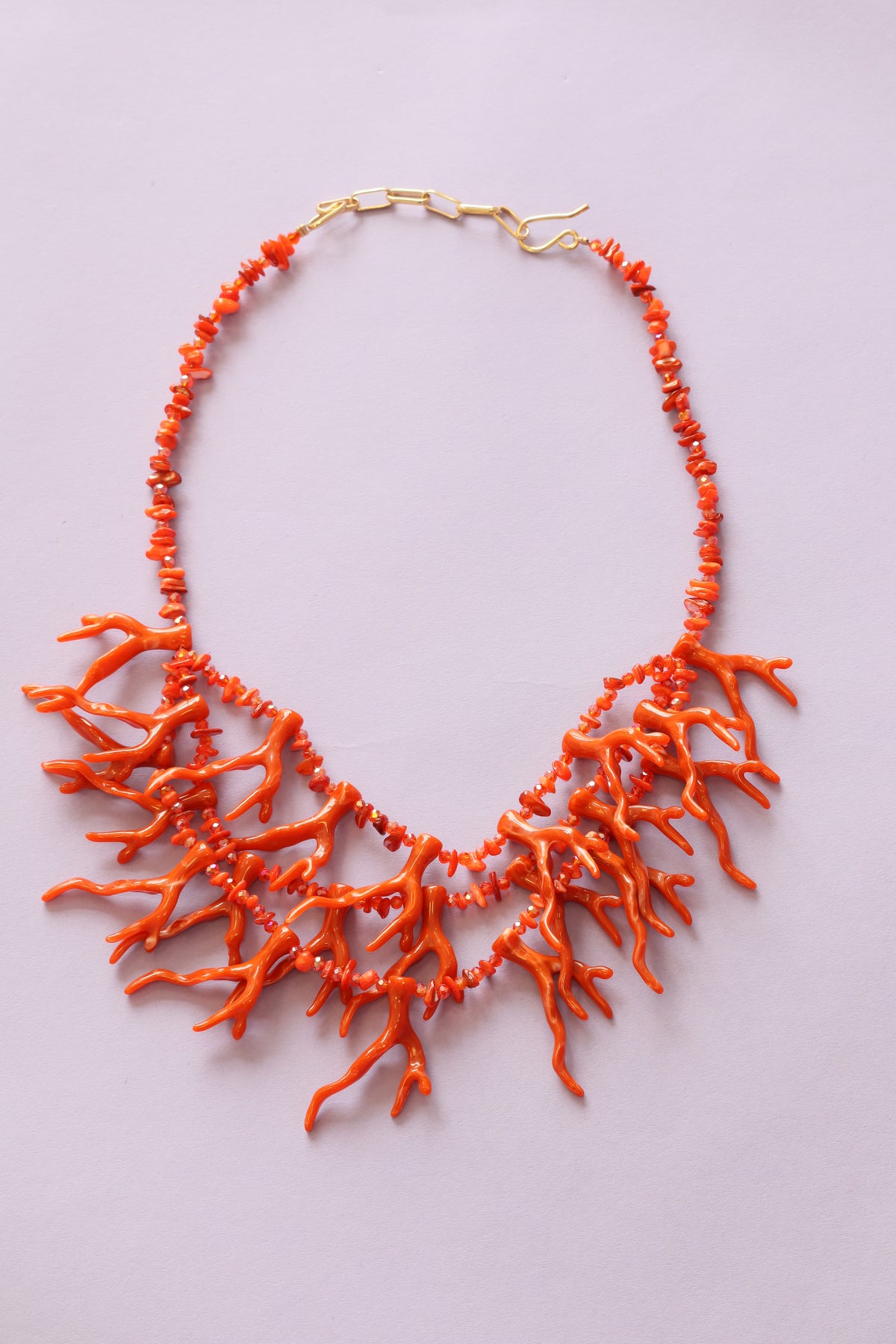 Mara Necklace in Rust