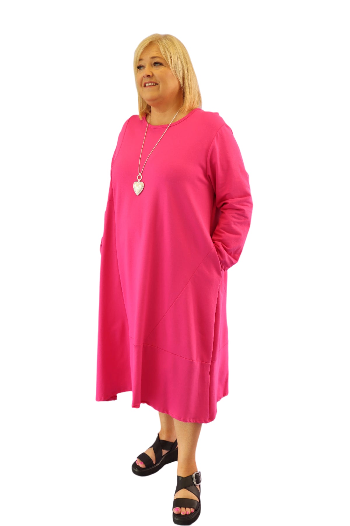 Rue Cotton Dress in Pink