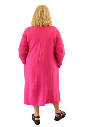 Rue Cotton Dress in Pink