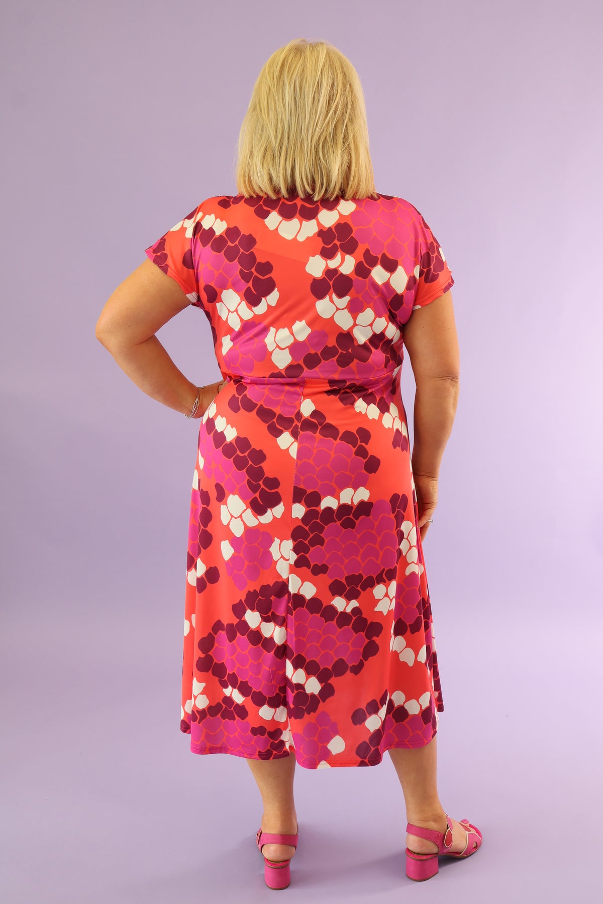 Maggie Dress in Pink Print