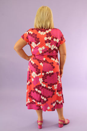 Maggie Dress in Pink Print
