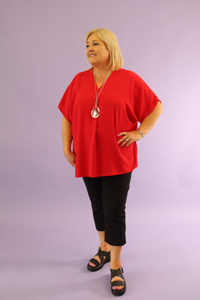 Ellie Blouse in Red