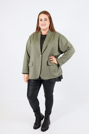 Liv Blazer in Khaki