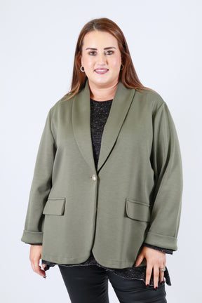 Liv Blazer in Khaki