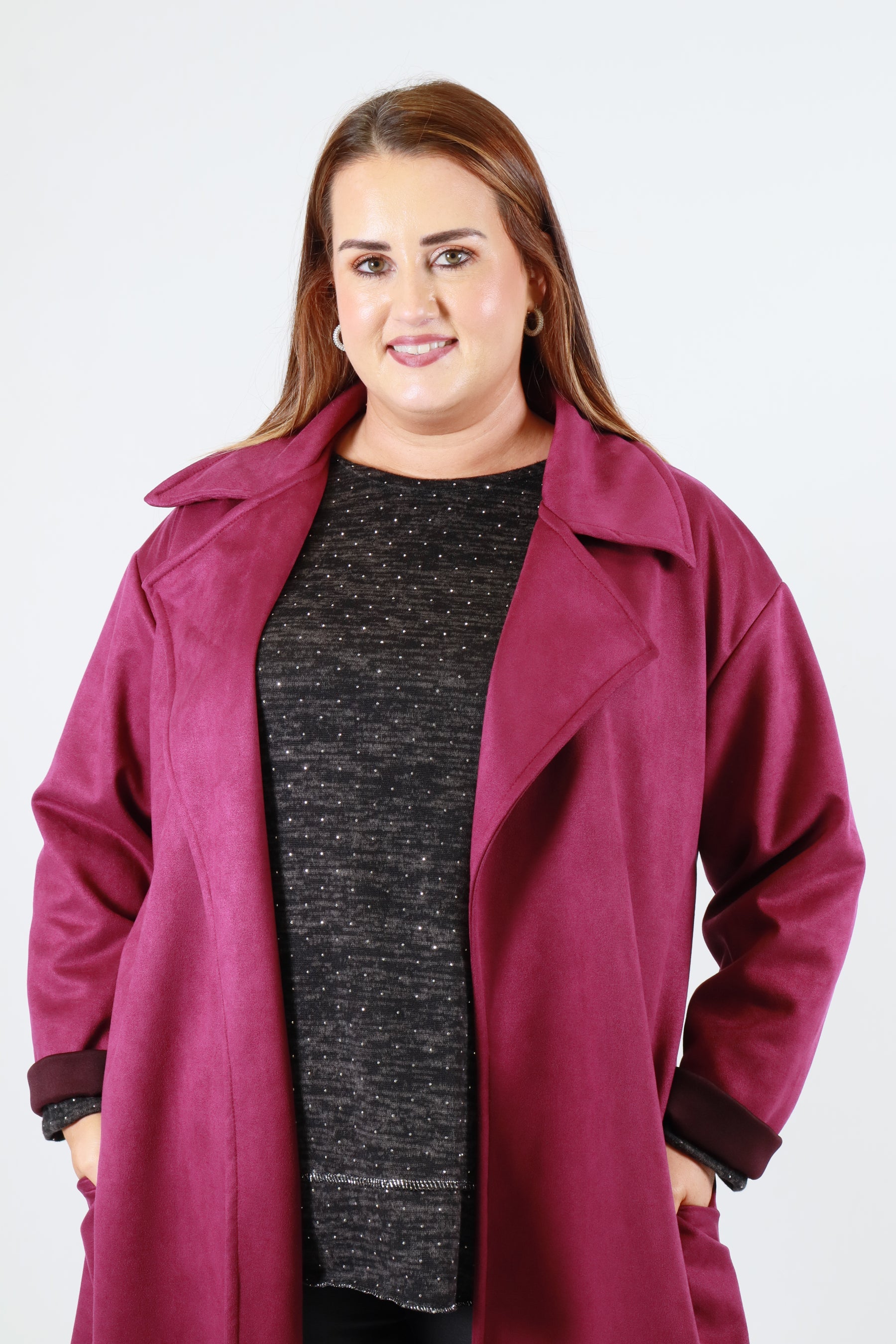 Ivy Jacket in Magenta