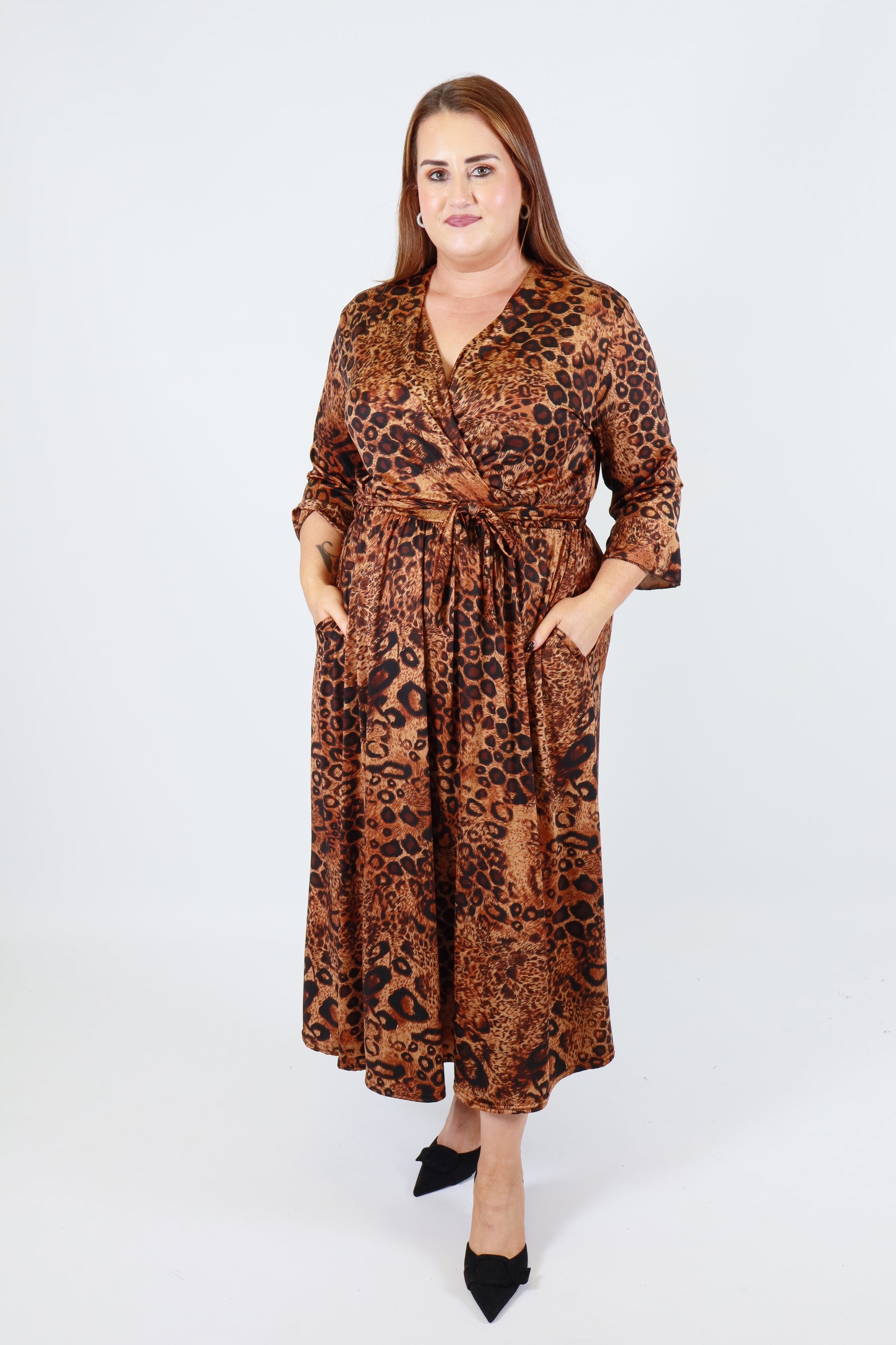 Dani Dress in Leopard