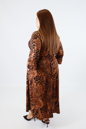 Dani Dress in Leopard