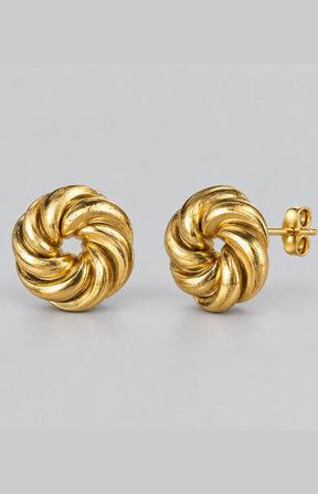 Indigo Earrings in Gold 