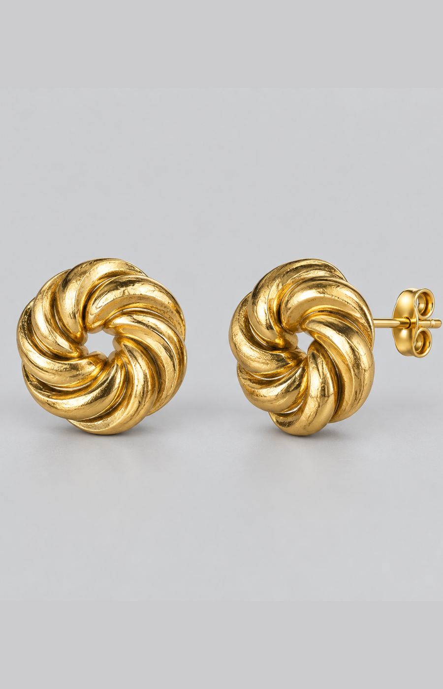 Indigo Earrings in Gold 