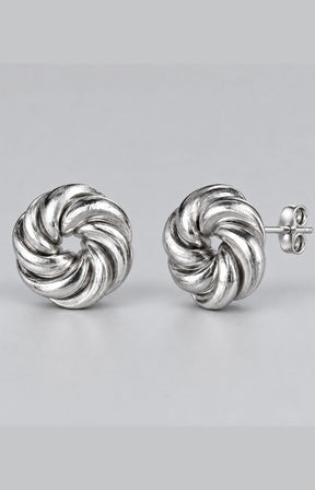 Indigo Earrings in Silver 