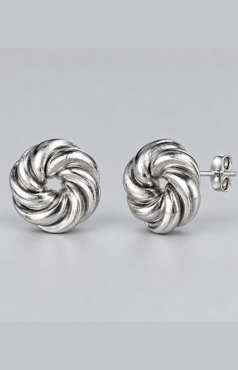 Indigo Earrings in Silver 