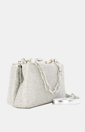Isabelle Handbag in Silver 