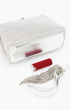 Isabelle Handbag in Silver  