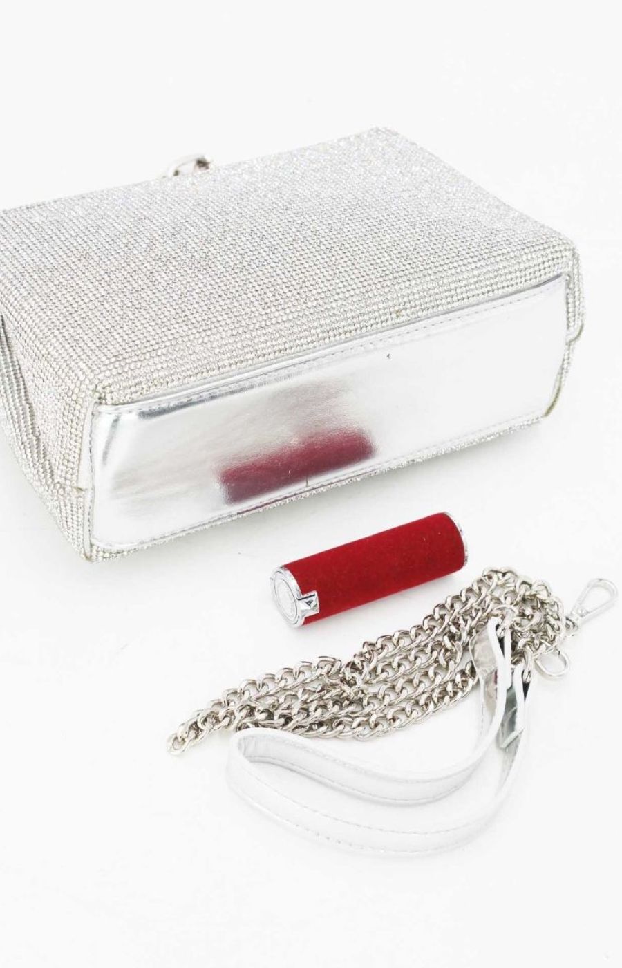 Isabelle Handbag in Silver  