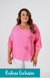 Jemma Blouse in Pink