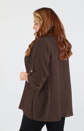 Jessica Blouse in Brown 