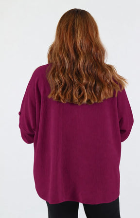 Jessica Blouse in Plum 