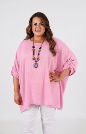 Jolene Blouse in Light Pink 
