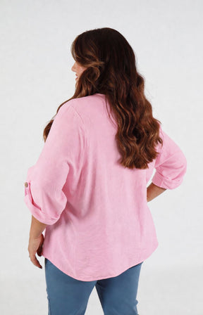 Jolene Blouse in Light Pink 