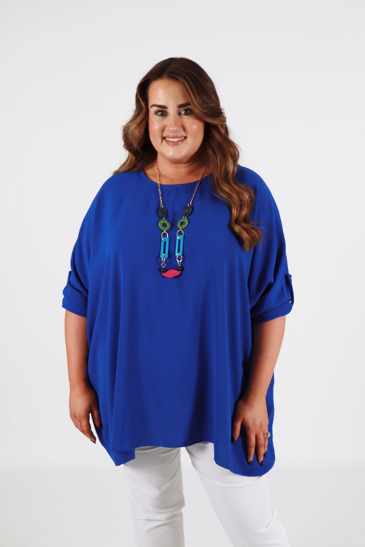Jolene Blouse in Royal Blue