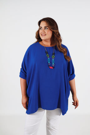 Jolene Blouse in Royal Blue
