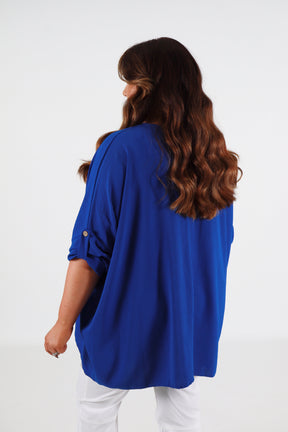 Jolene Blouse in Royal Blue