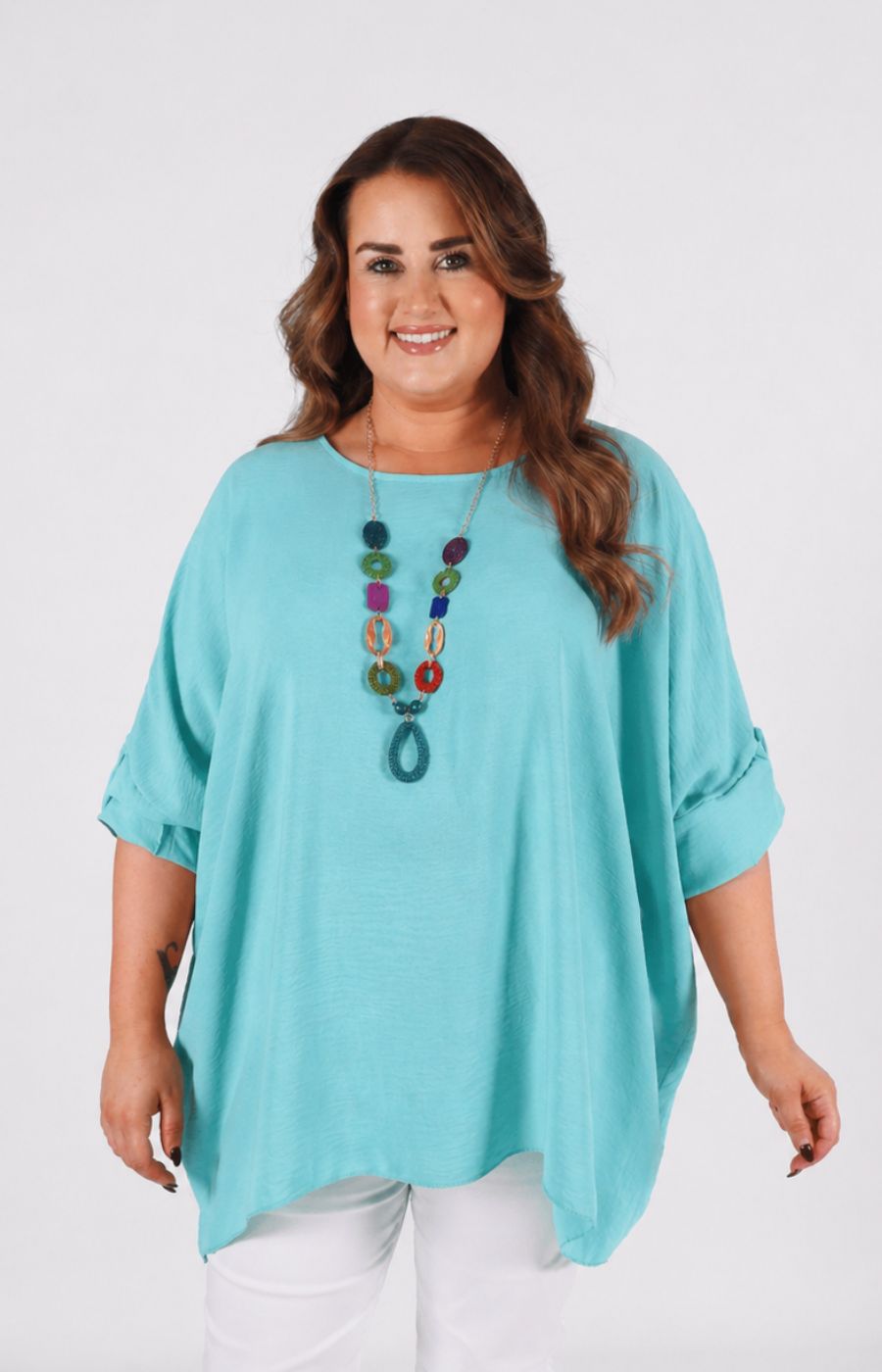 Jolene Blouse in Turquoise 