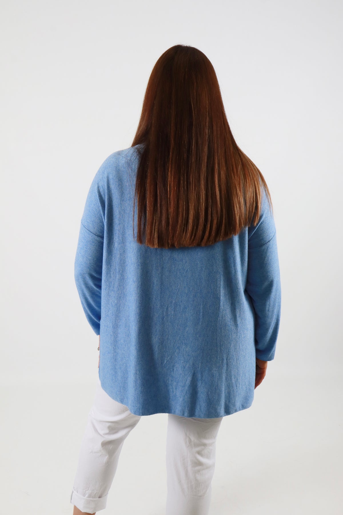 Josie Knit Jumper in Blue 