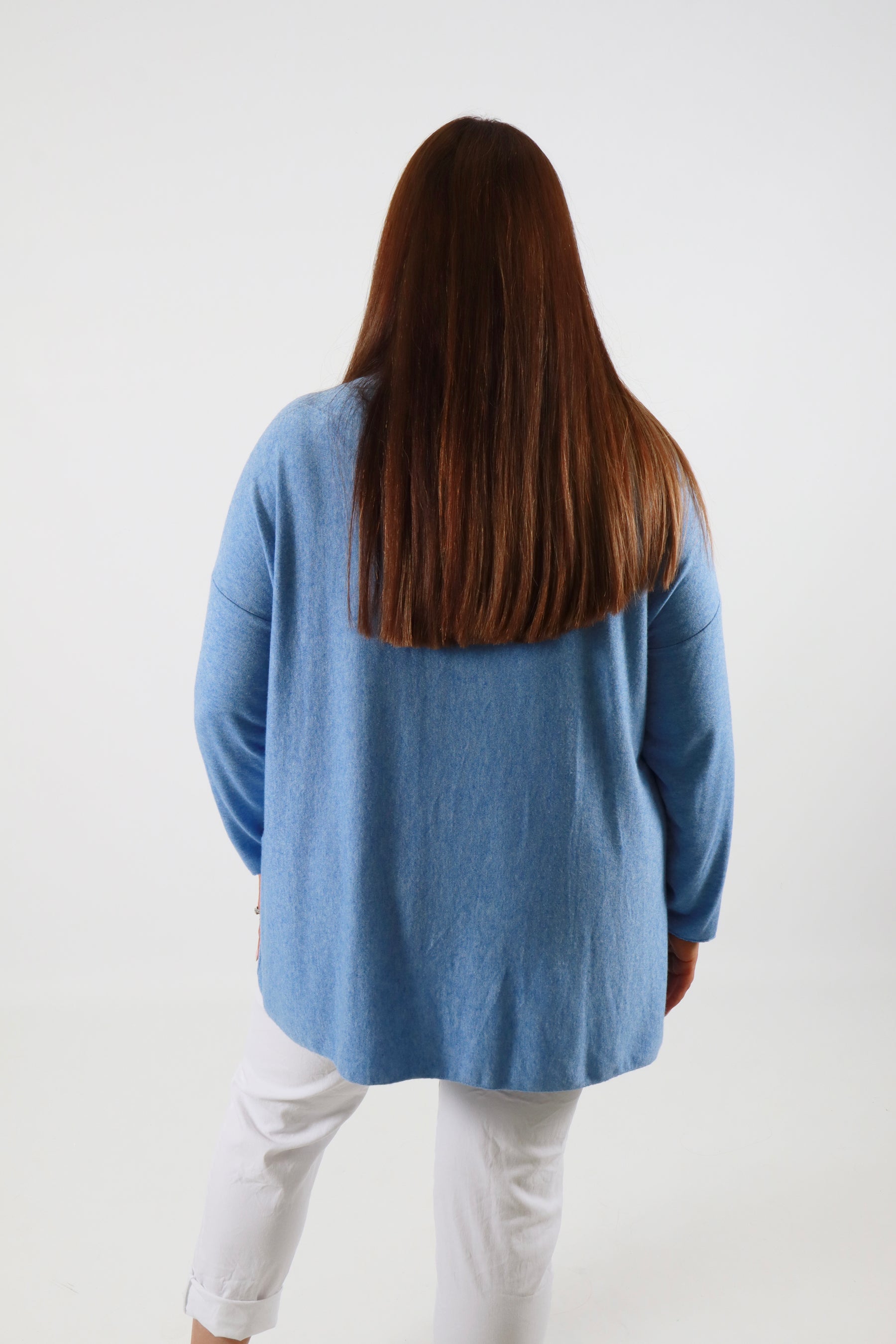 Josie Knit Jumper in Blue 