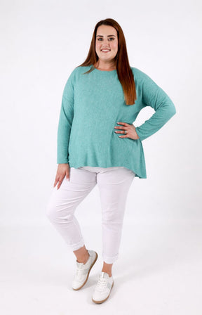 Josie Knit Jumper in Mint 