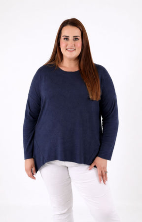 Josie Knit Jumper in Navy 