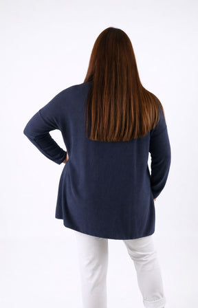 Josie Knit Jumper in Navy 