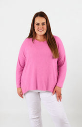 Josie Knit Jumper in Pink 