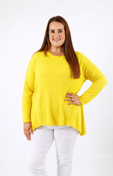 Josie Knit Jumper in Yellow 