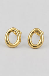 Julia Hoop Earrings in Gold 