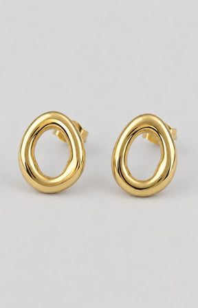 Julia Hoop Earrings in Gold 