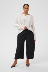 Kaffe Curve Abby Culotte in Charcoal 
