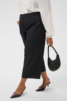 Kaffe Curve Abby Culotte in Charcoal 
