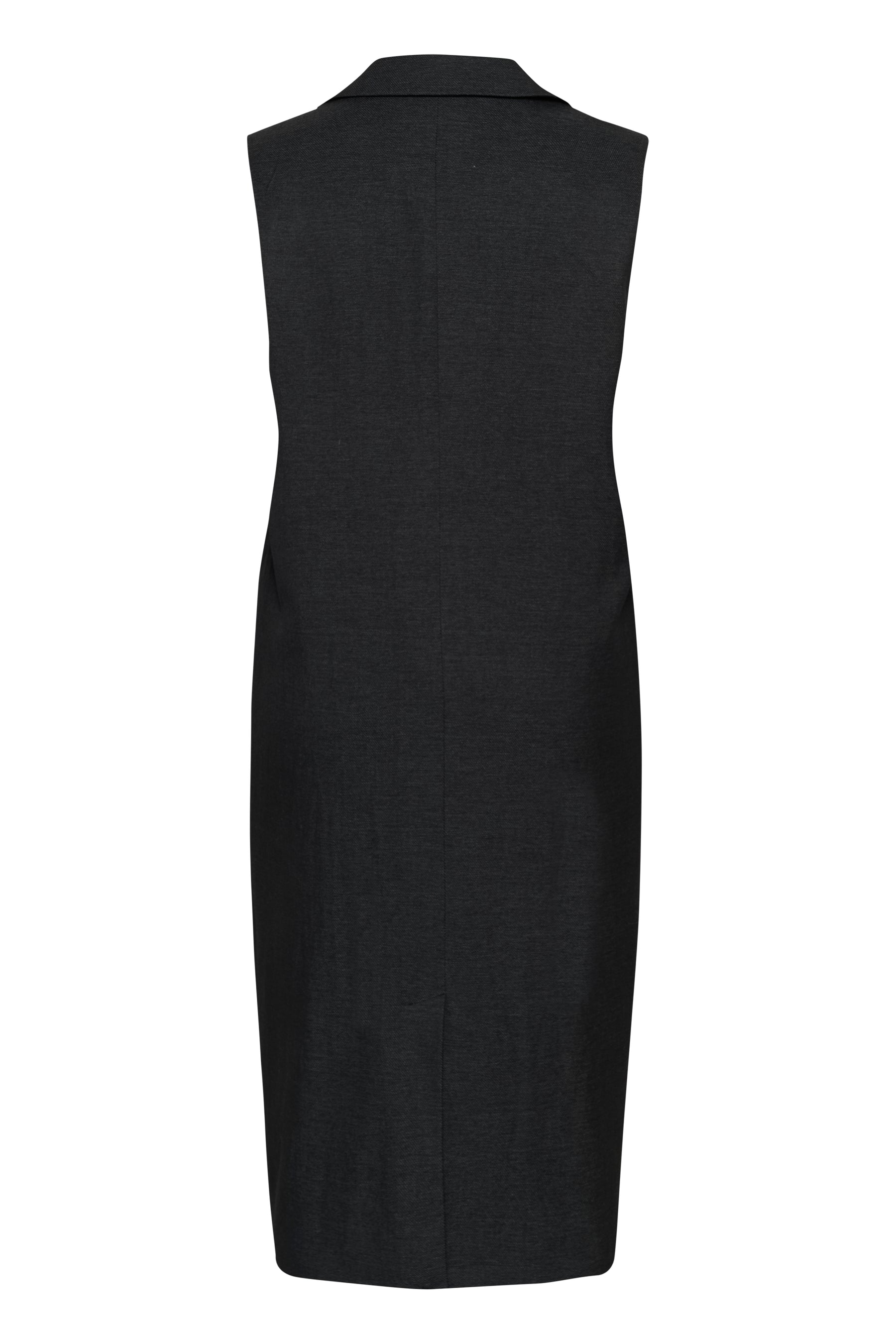 Kaffe Curve Abby Waistcoat in Charcoal  