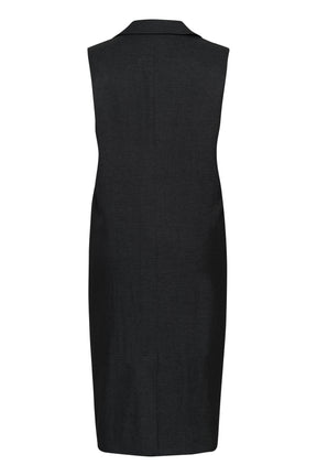 Kaffe Curve Abby Waistcoat in Charcoal  