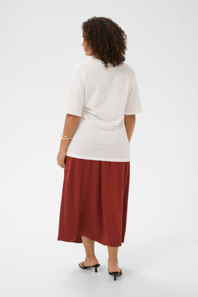 Kaffe Curve Alana T-Shirt in White 
