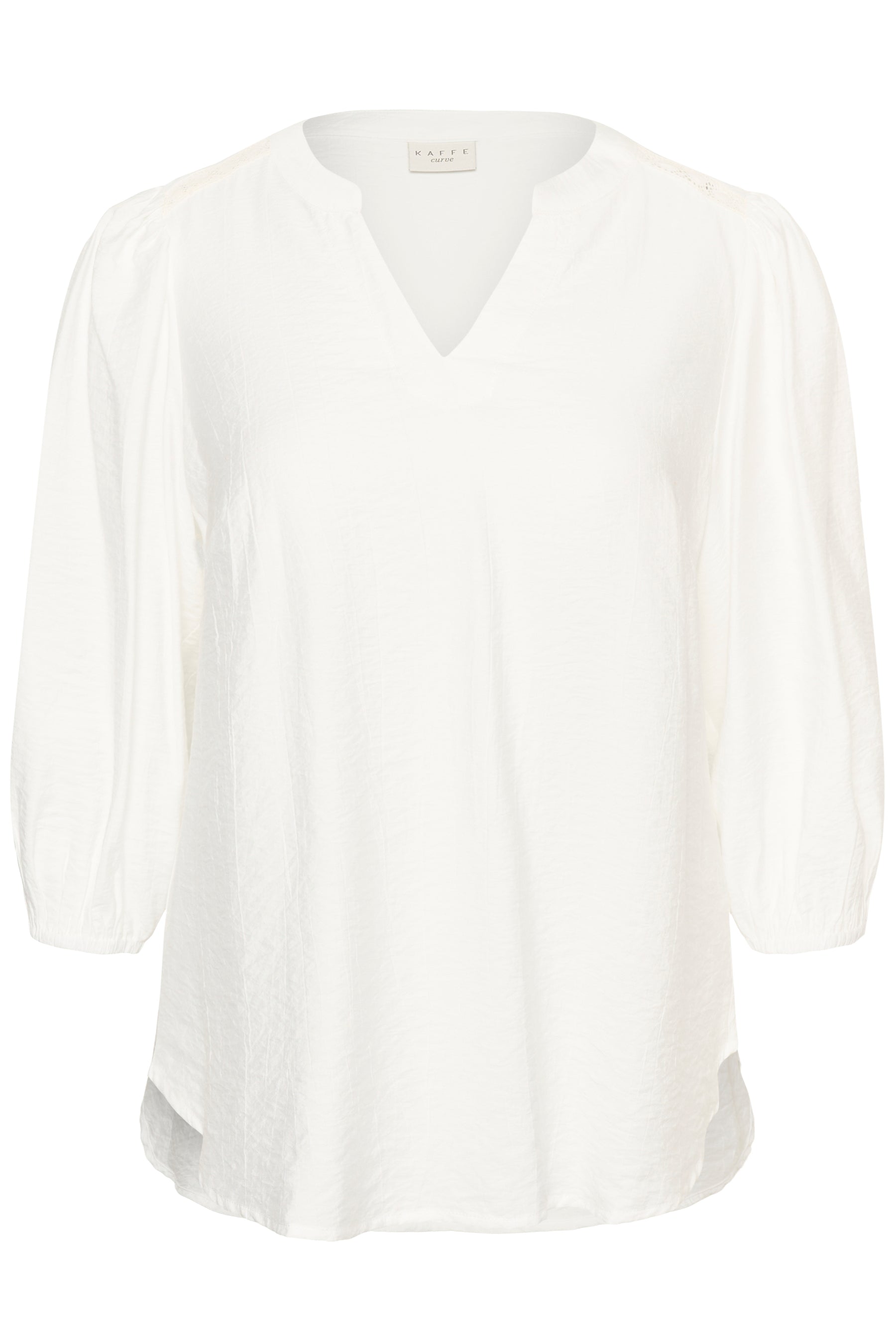 Kaffe Curve Alberte Blouse in Chalk 