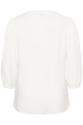 Kaffe Curve Alberte Blouse in Chalk 