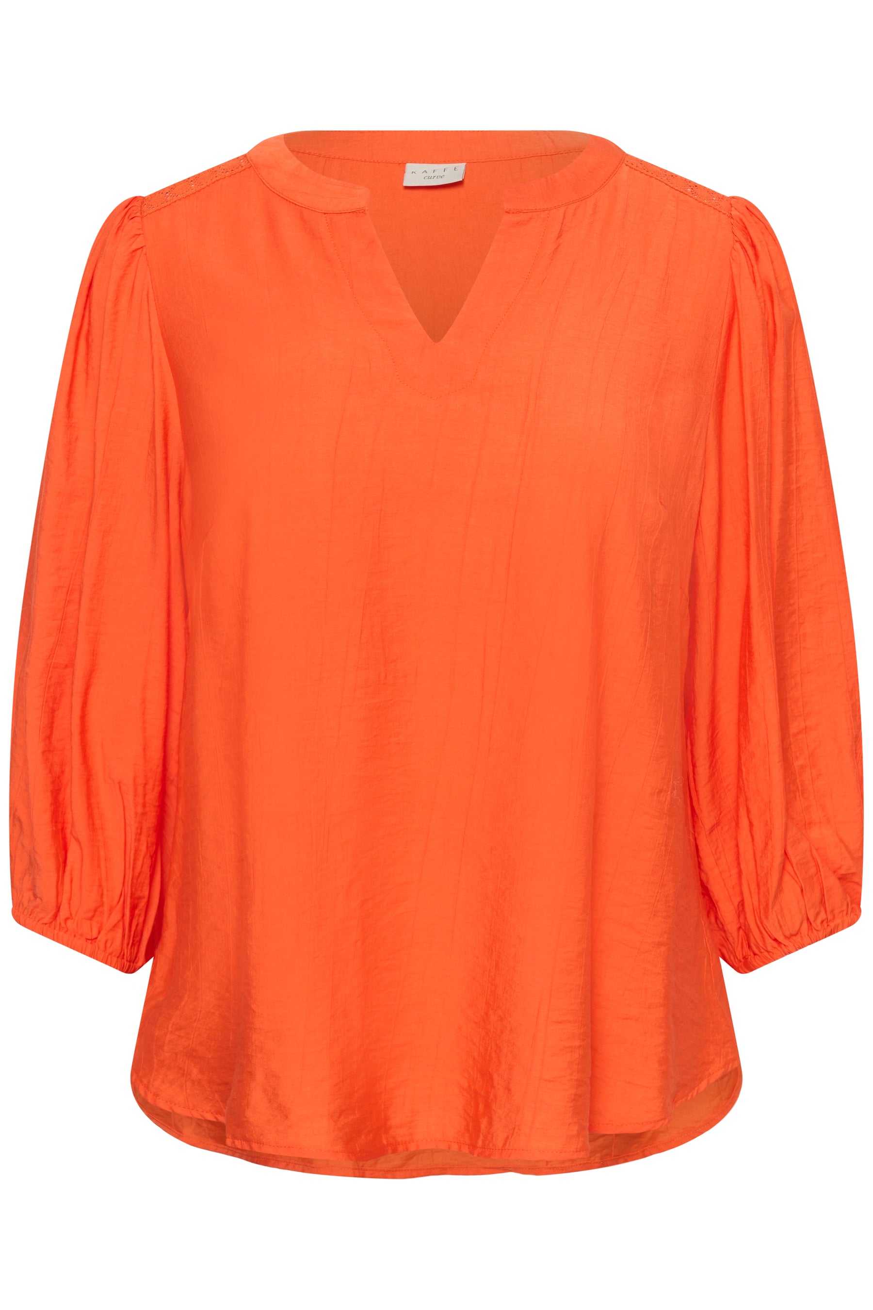 Kaffe Curve Alberte Blouse in Tigerlily 